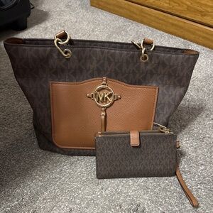 Michael Kors Tote and Wallet